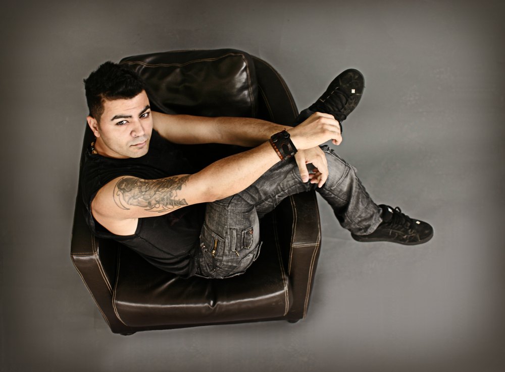 Yaniv Ben Ari in the studio